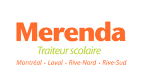 Logo : Merenda Traiteur scolaire Montréal - Laval - Rive-Nord - Rive-Sud